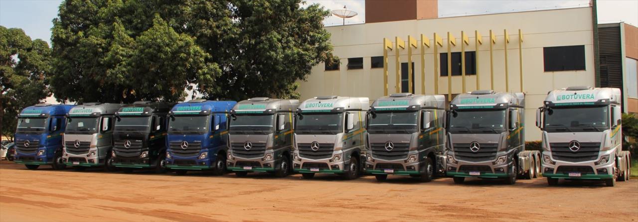 Botuverá testa o novo Actros 2651, aprova e adquiri 38 caminhões Mercedes-Benz